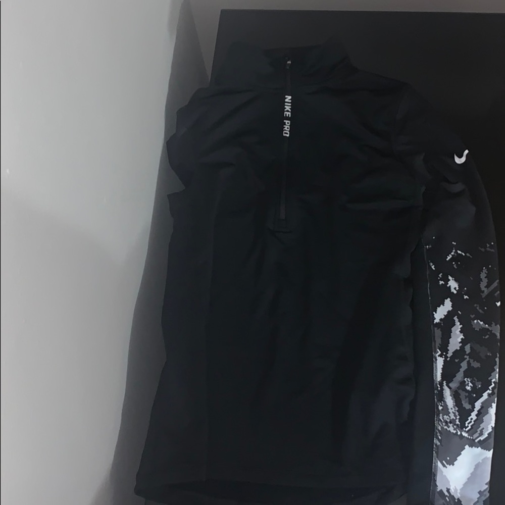 Barley worn hyper warm running shirt